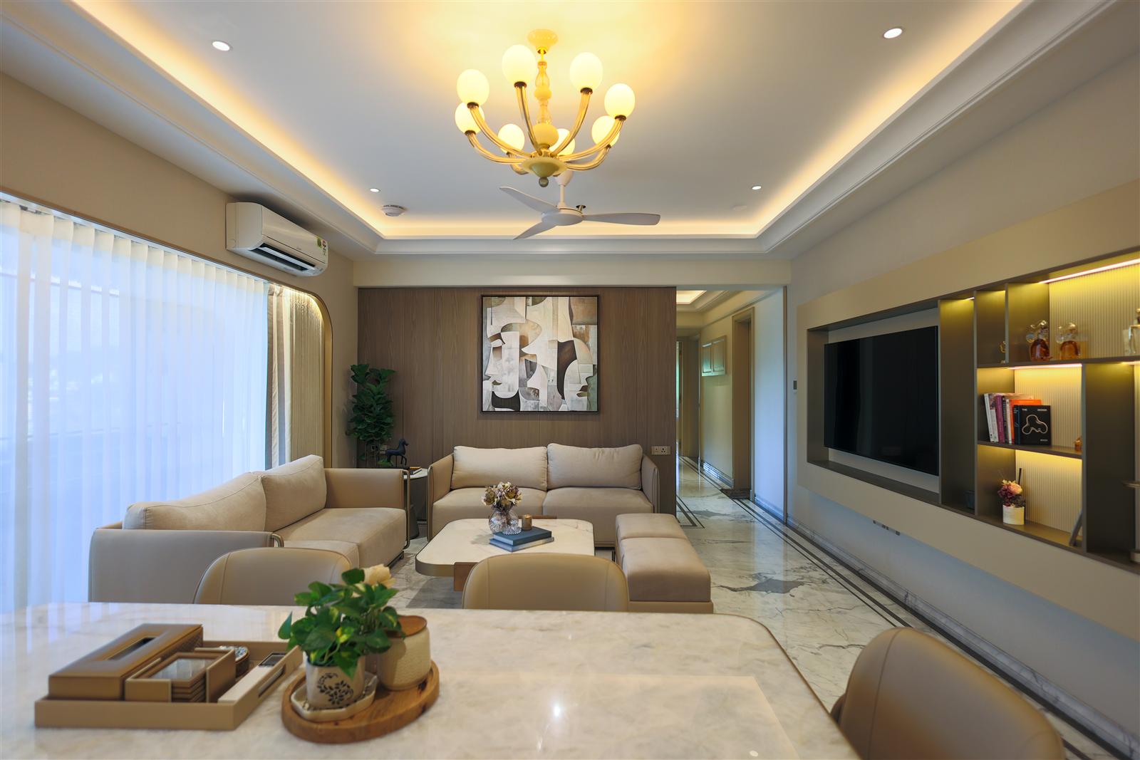 Spanish Garden Residence — interior view